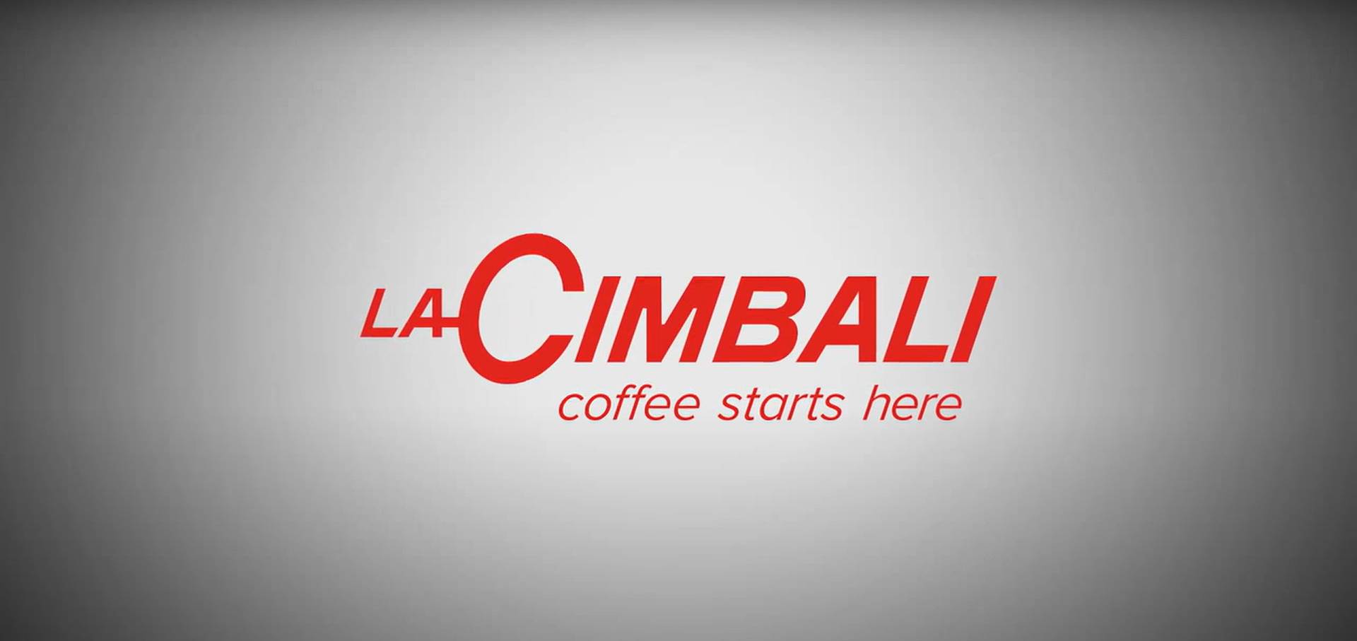 A sign that says " la cimbali coffee starts here ".