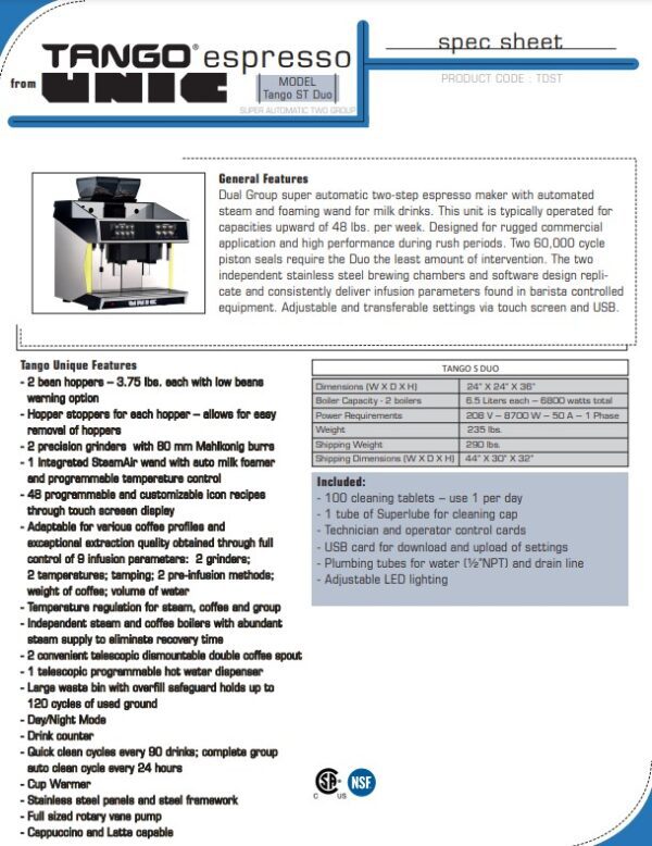 A page from the electronic equipment catalog.
